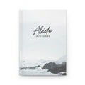 Christian Hardcover Journal | Coastal Landscape John 15:4 Abide Notebook