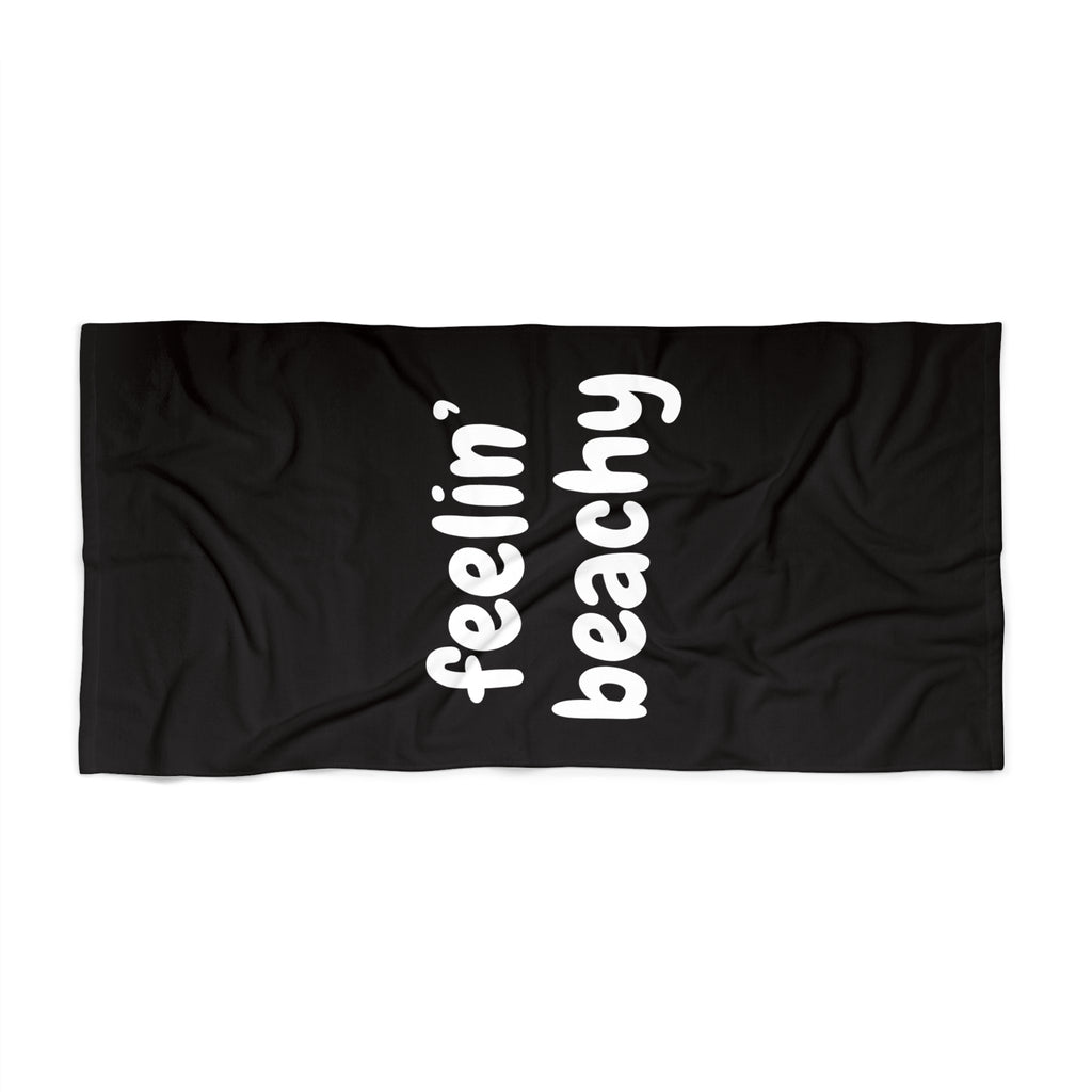 Black Beach Towel — Feelin’ Beachy