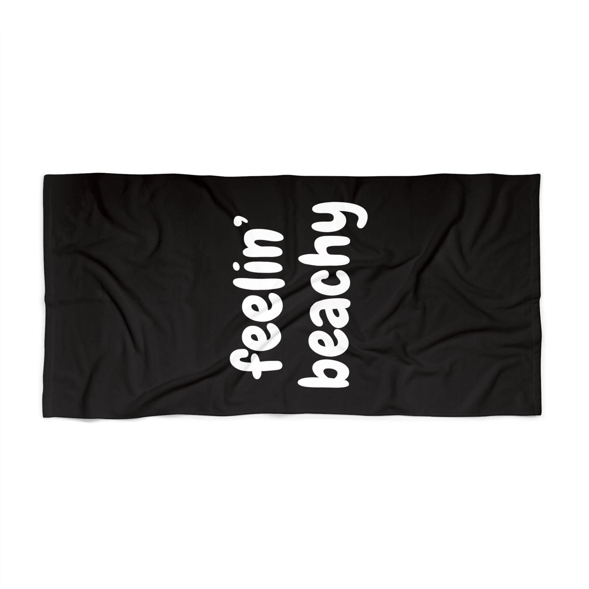 Black Beach Towel — Feelin’ Beachy