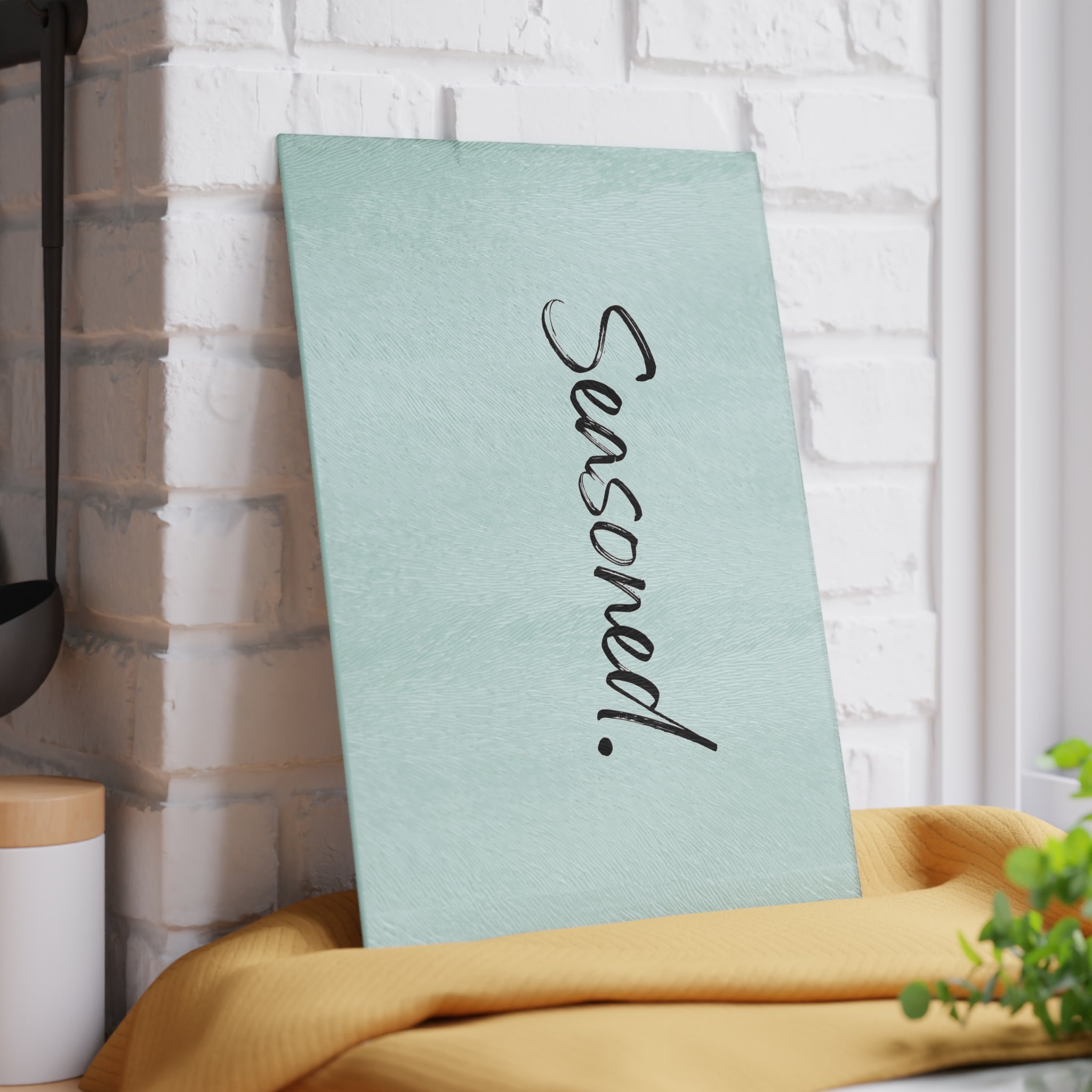 Glass Cutting Board - Seasoned.