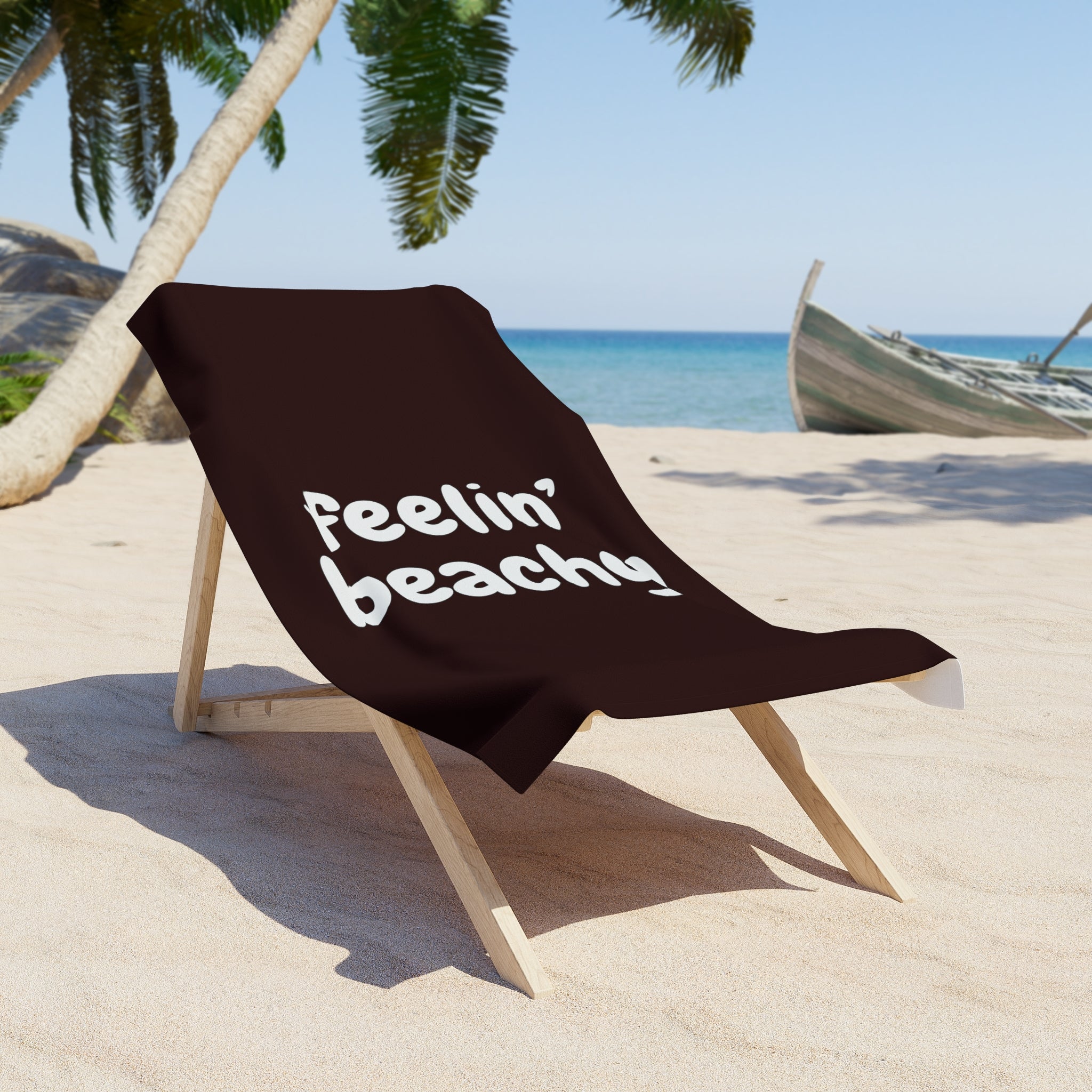 Black Beach Towel — Feelin’ Beachy