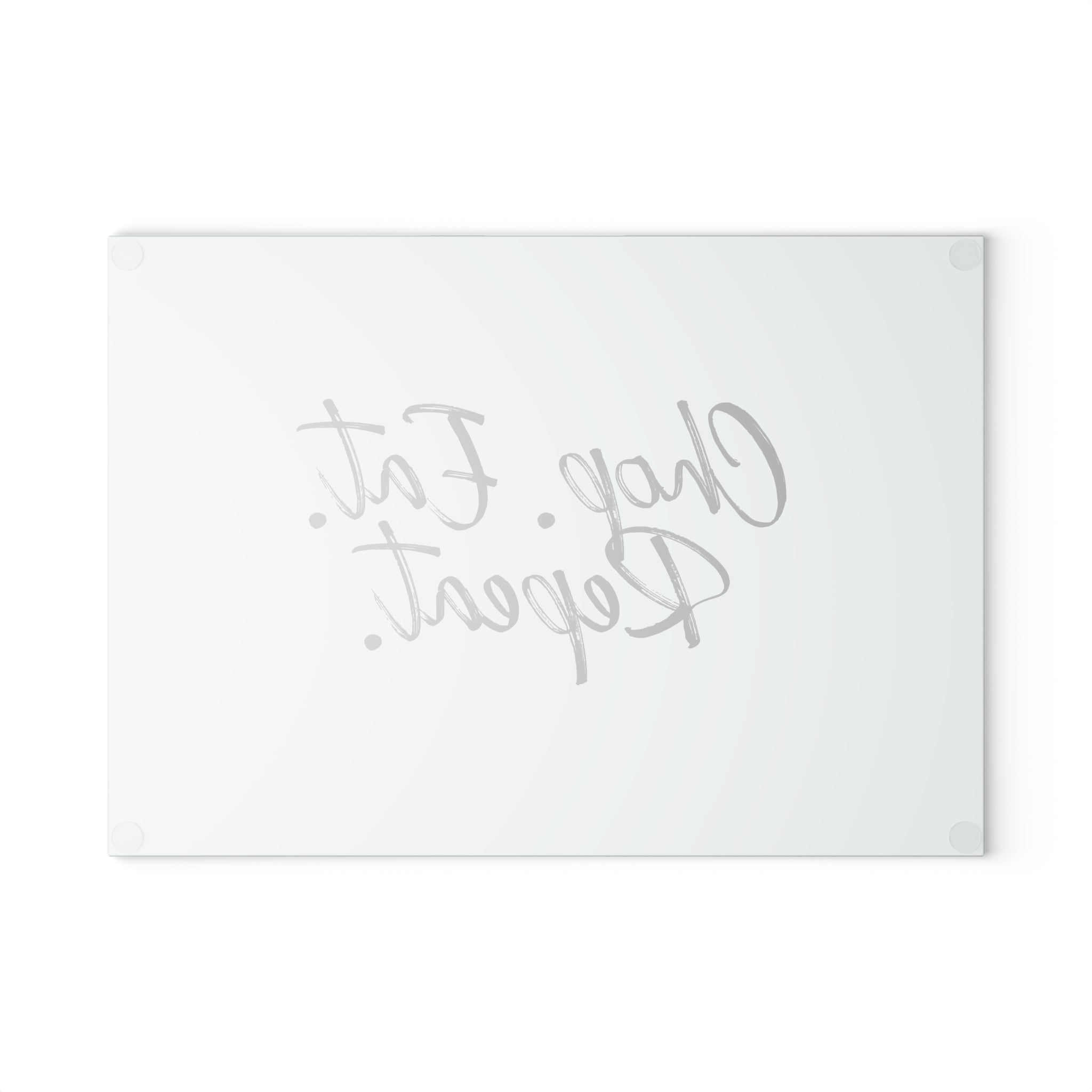 Glass Cutting Board – Chop. Eat. Repeat.