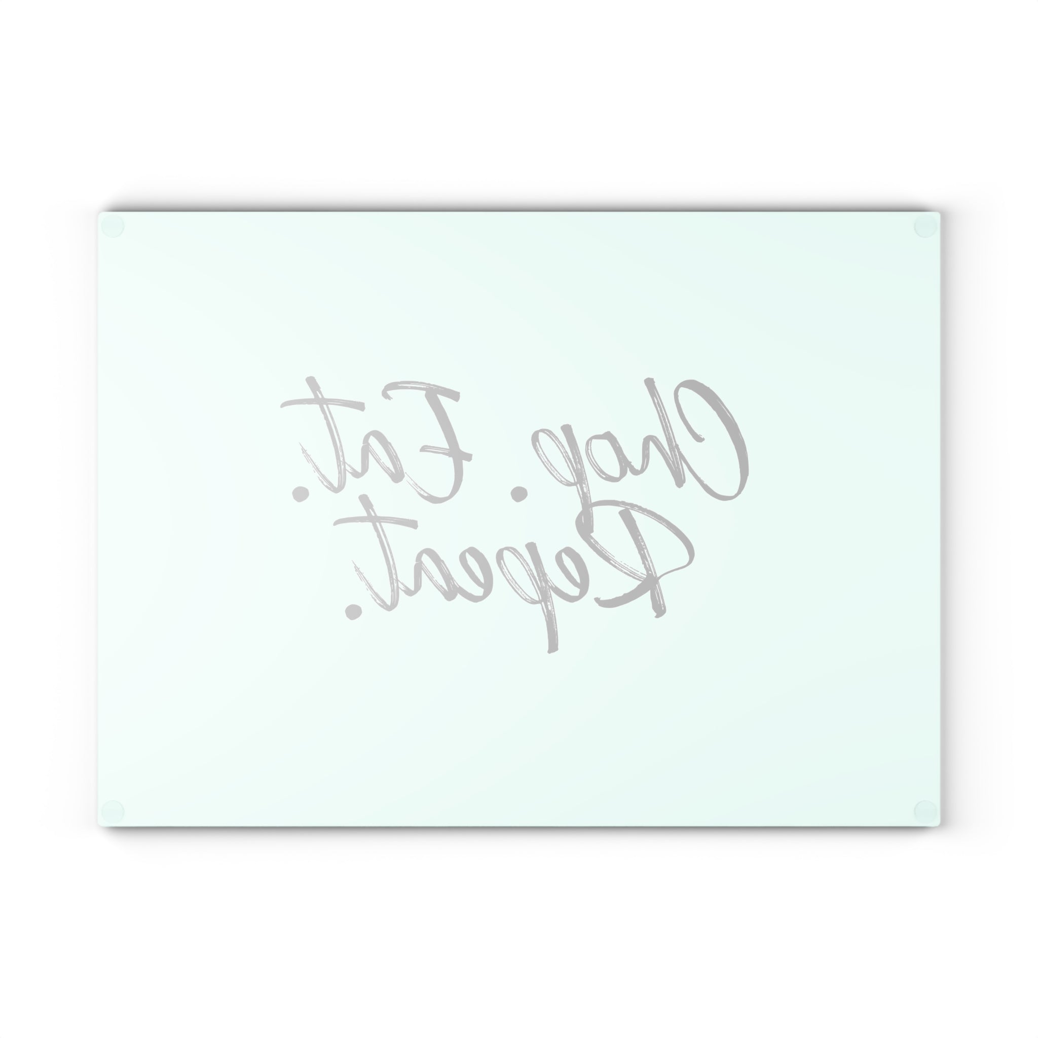 Glass Cutting Board – Chop. Eat. Repeat.