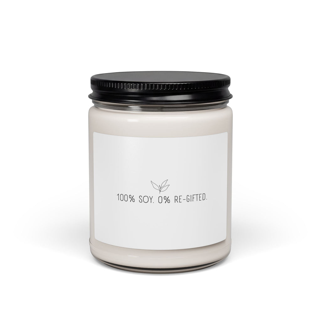 Scented 9oz Soy Candle – 100% Soy, 0% Re-Gifted