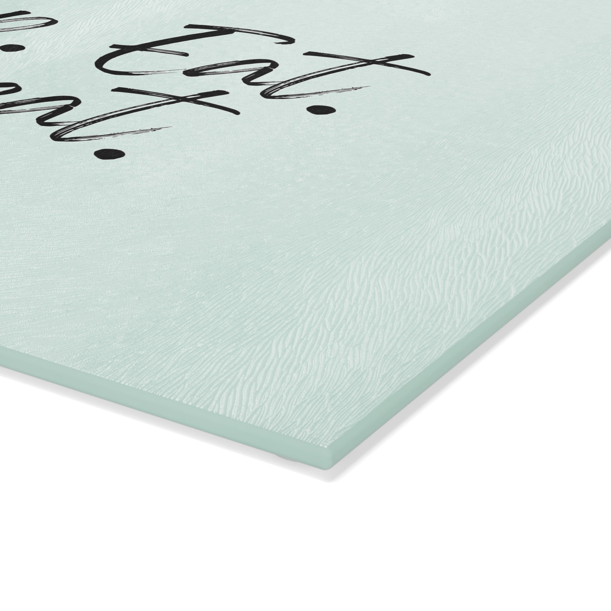 Glass Cutting Board – Chop. Eat. Repeat.