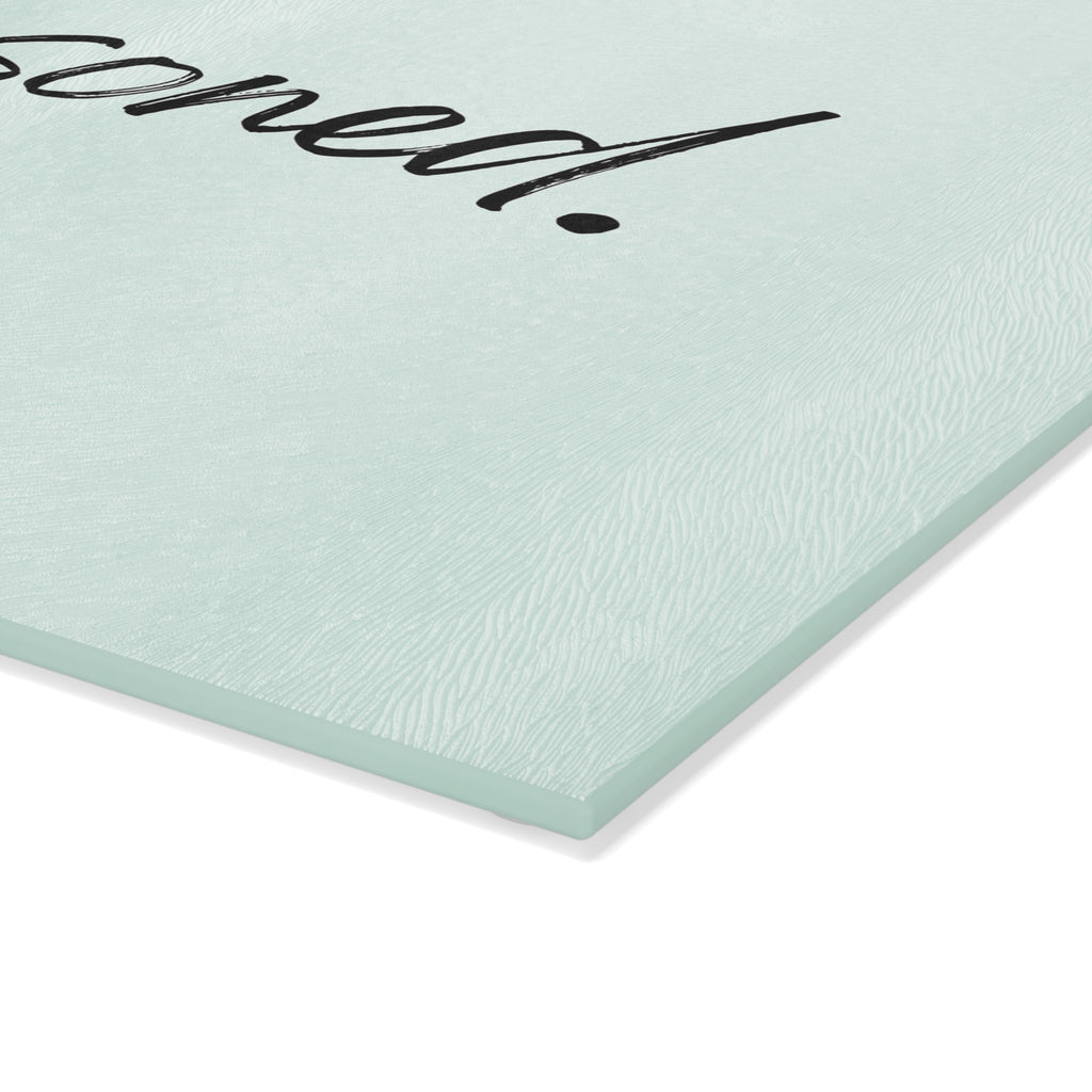 Glass Cutting Board - Seasoned.