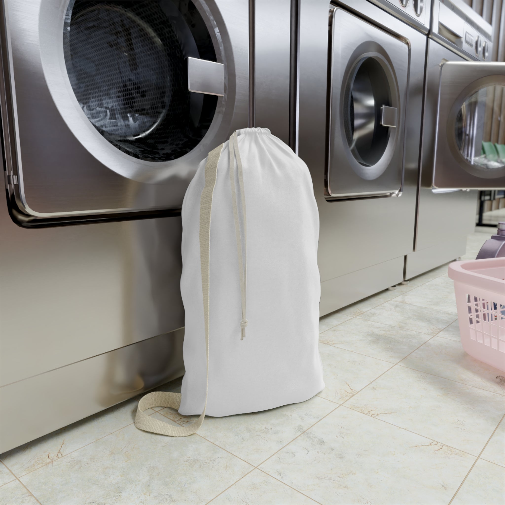 Laundry Canvas Sack — "Laundry Today or Naked Tomorrow"