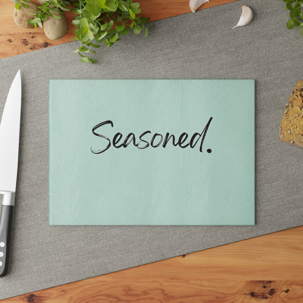 Glass Cutting Board - Seasoned.