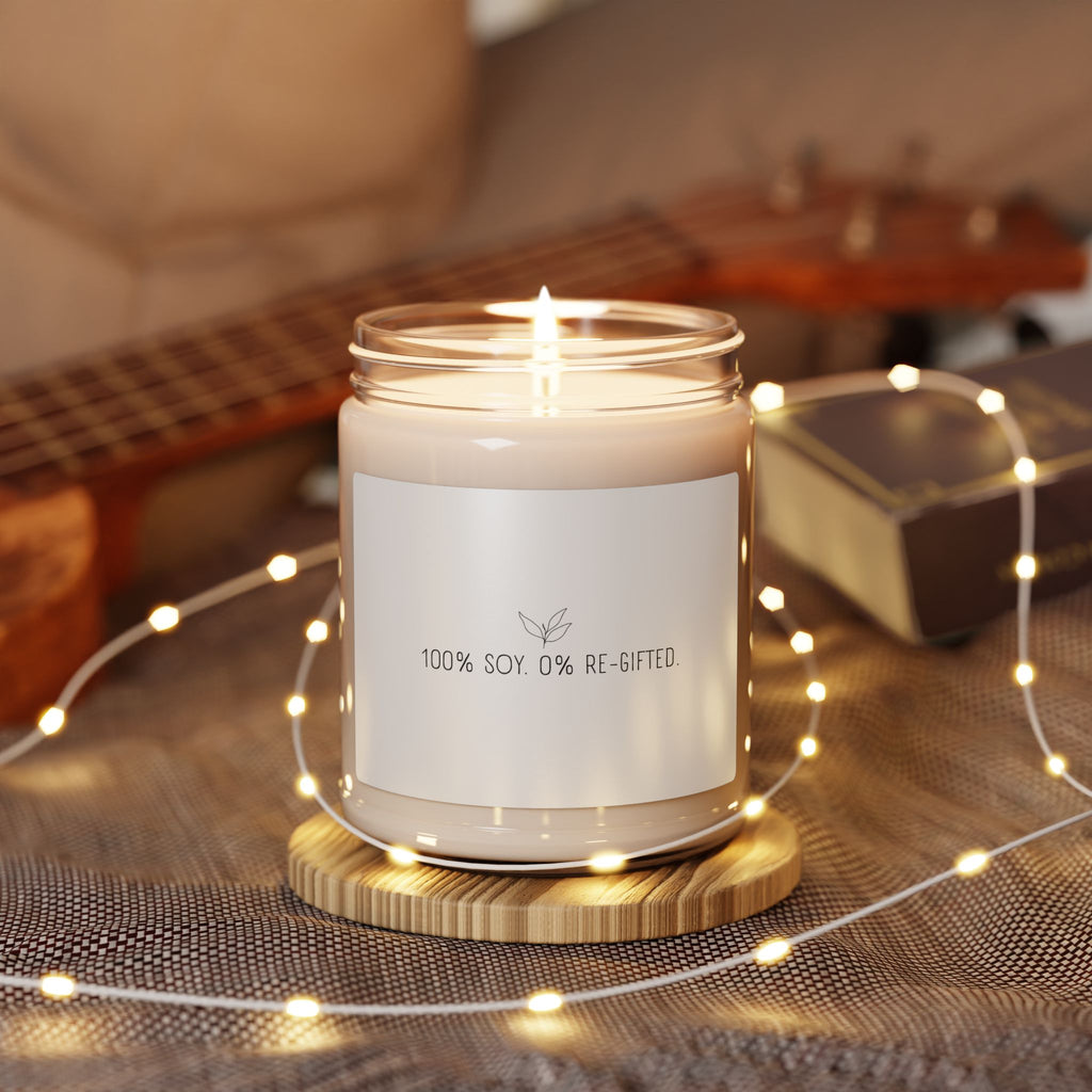 Scented 9oz Soy Candle – 100% Soy, 0% Re-Gifted