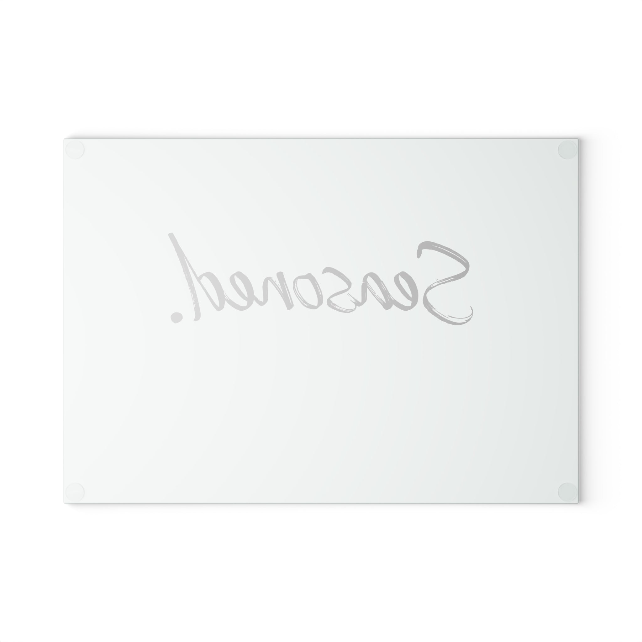 Glass Cutting Board - Seasoned.