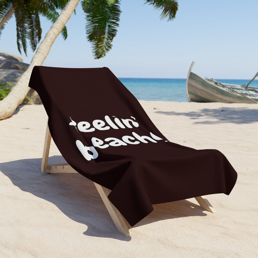 Black Beach Towel — Feelin’ Beachy