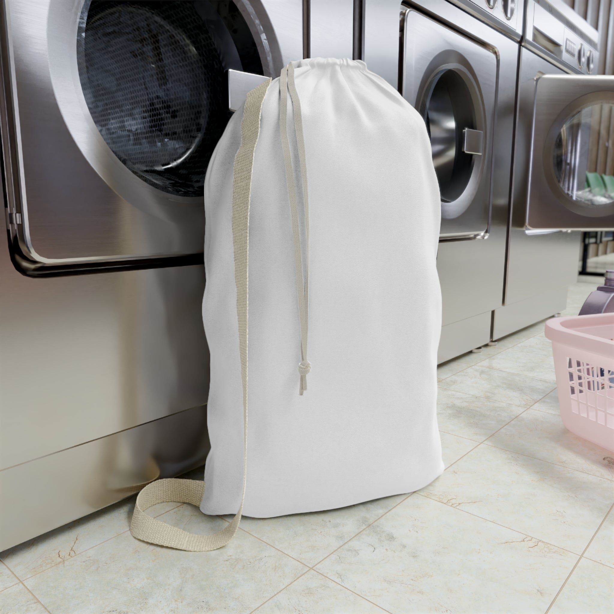 Laundry Canvas Sack — "Laundry Today or Naked Tomorrow"