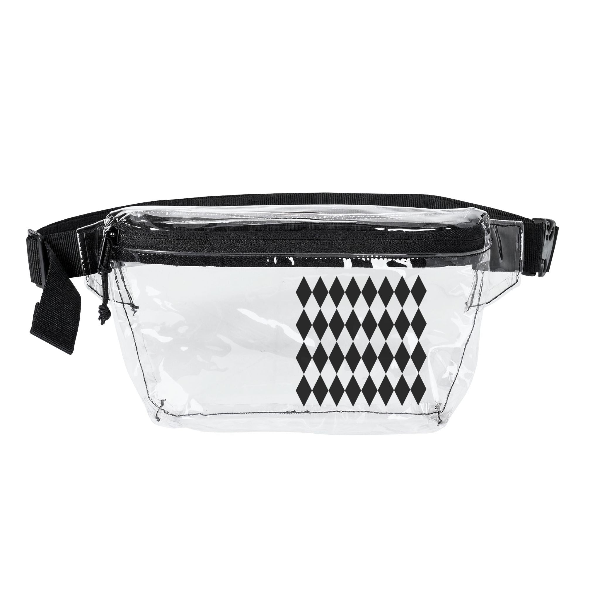 Clear Diamond Pattern Fanny Pack