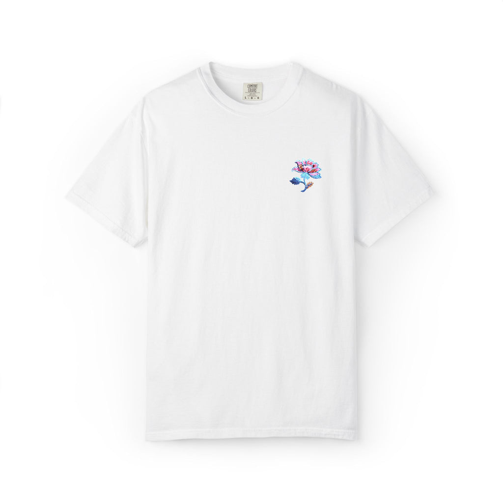 Minimalist Floral Pocket Tee