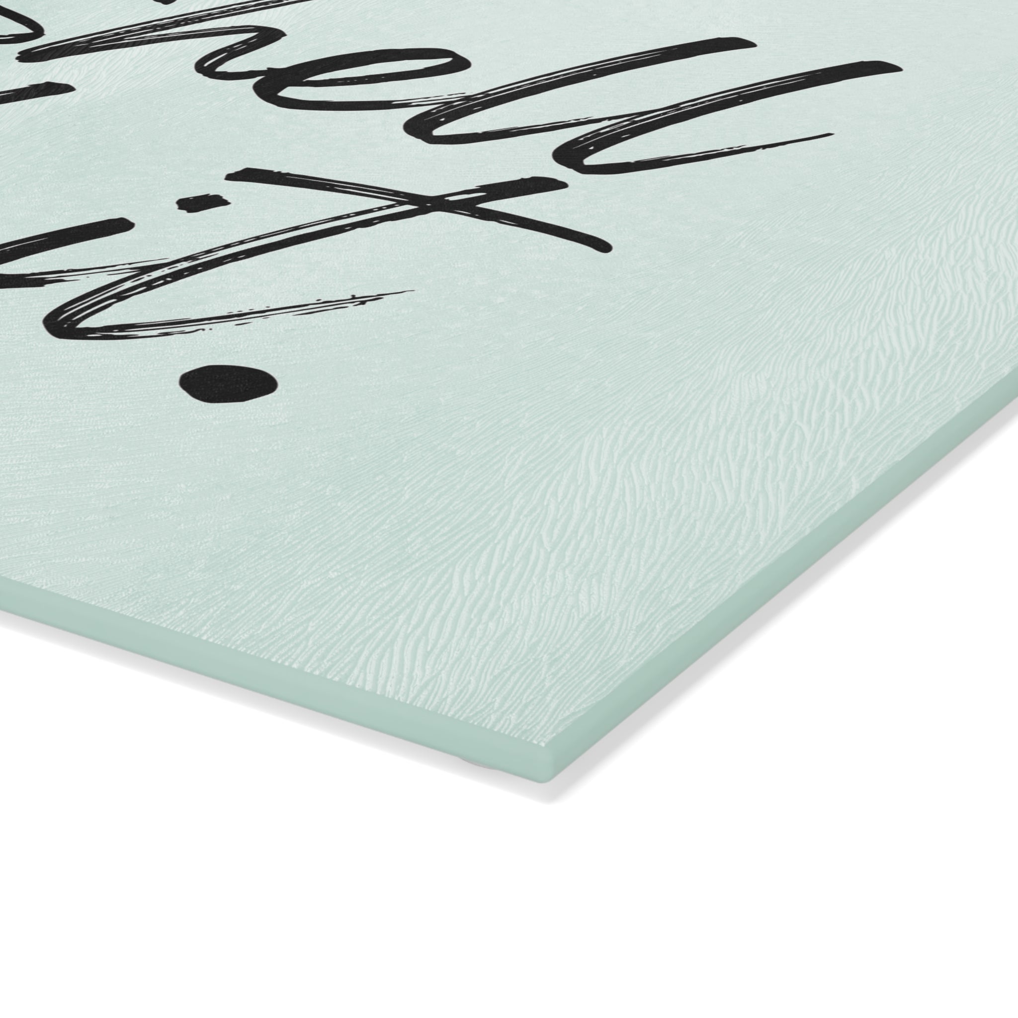 Glass Cutting Board - To Shell With It.
